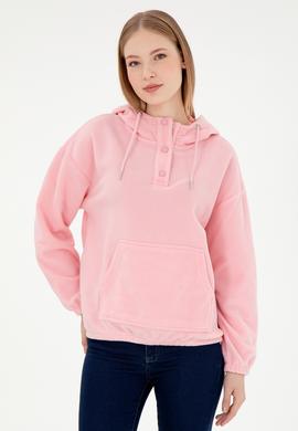 Kadın Pudra Sweatshirt - 50291436029