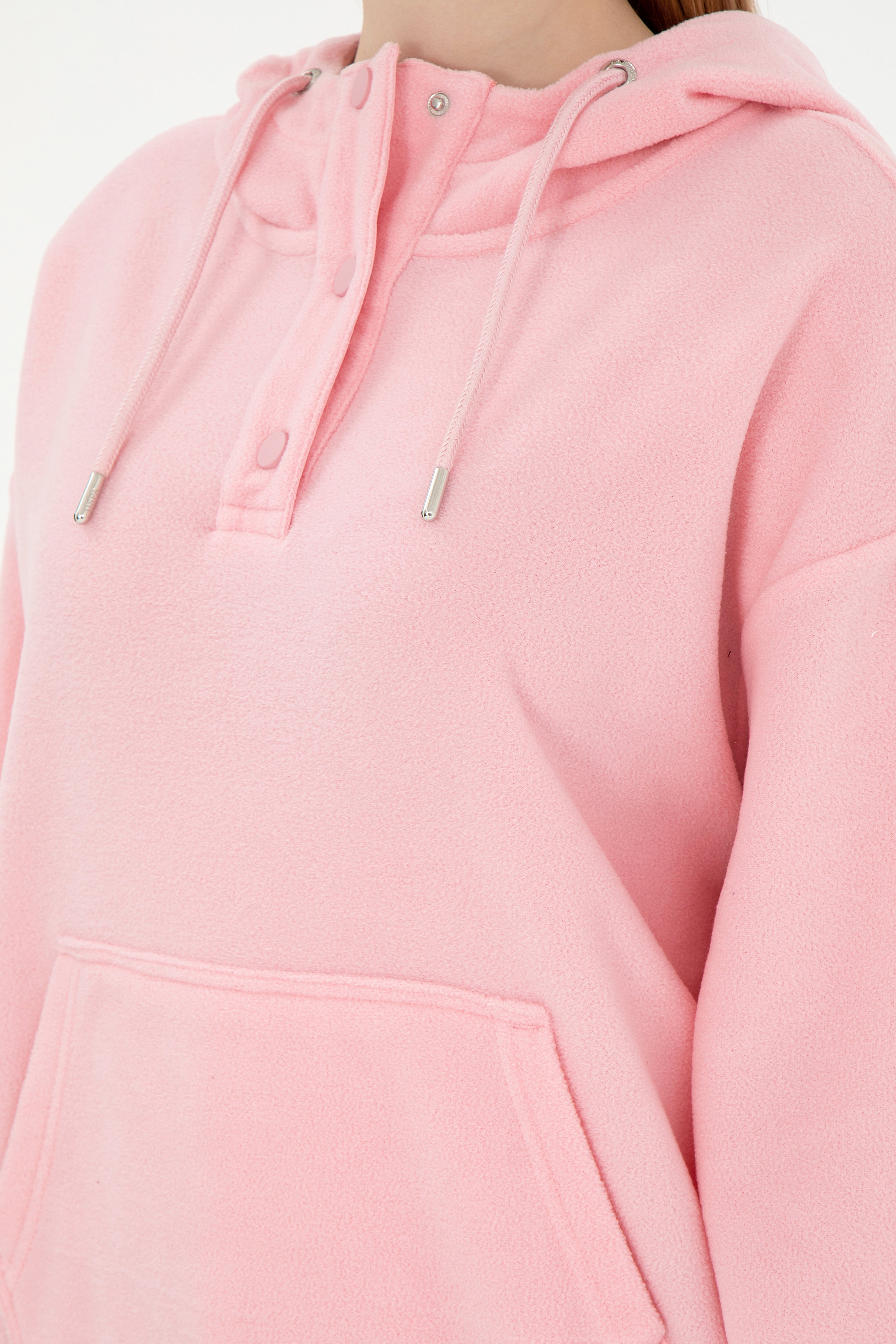 Kadın Pudra Sweatshirt - Image 7
