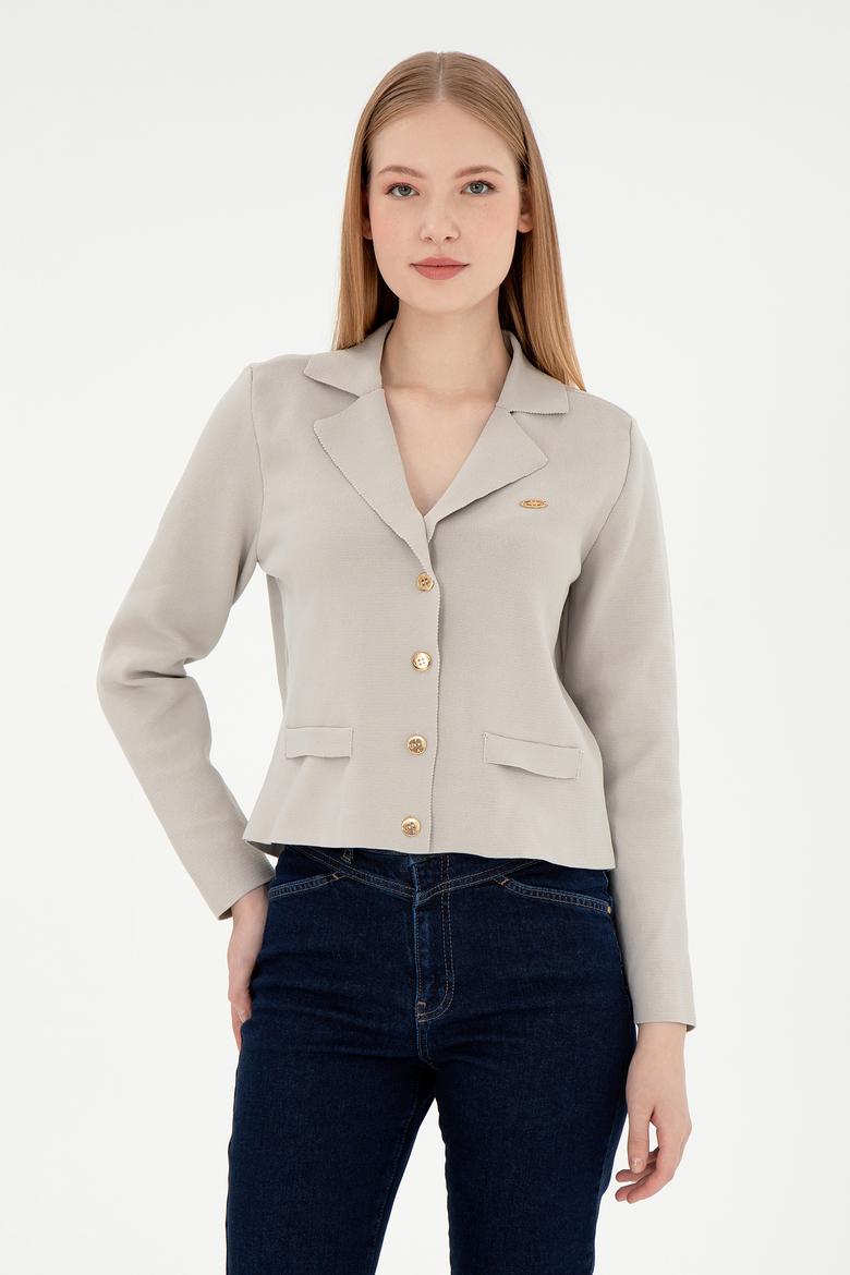 Kadın Taş Triko Hırka