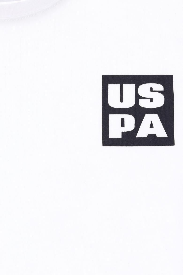 Erkek Çocuk Beyaz Comfort Basic Bisiklet Yaka Tişört - 50295447009