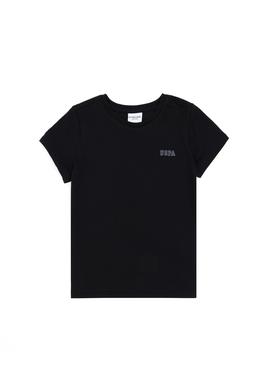 Erkek Çocuk Siyah Bisiklet Yaka Tişört - 50298086082