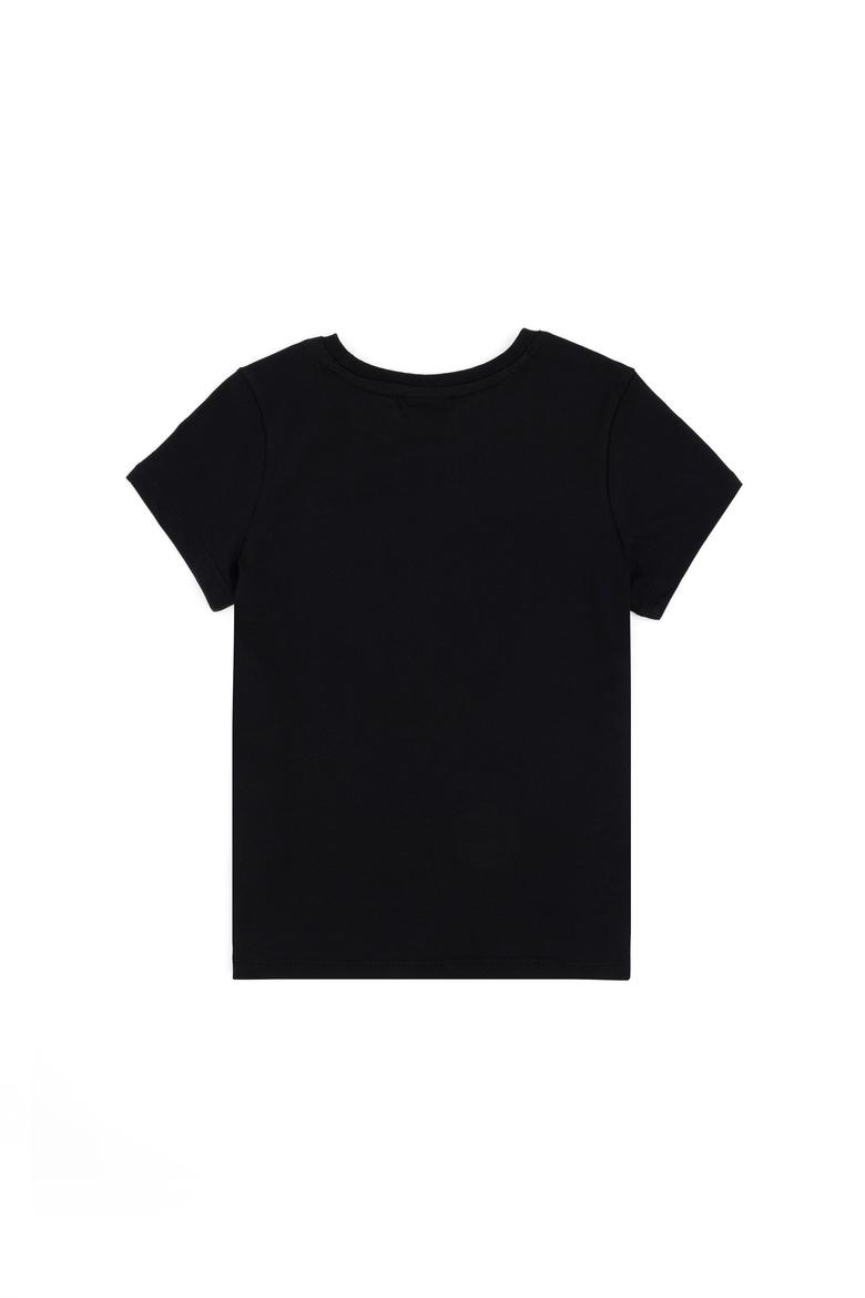 Erkek Çocuk Siyah Bisiklet Yaka Tişört - 50298086082