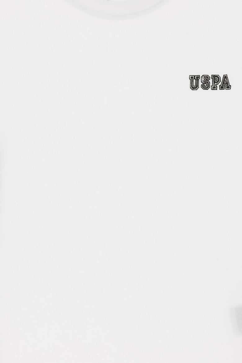 Erkek Çocuk Beyaz Bisiklet Yaka Tişört - 50298086011