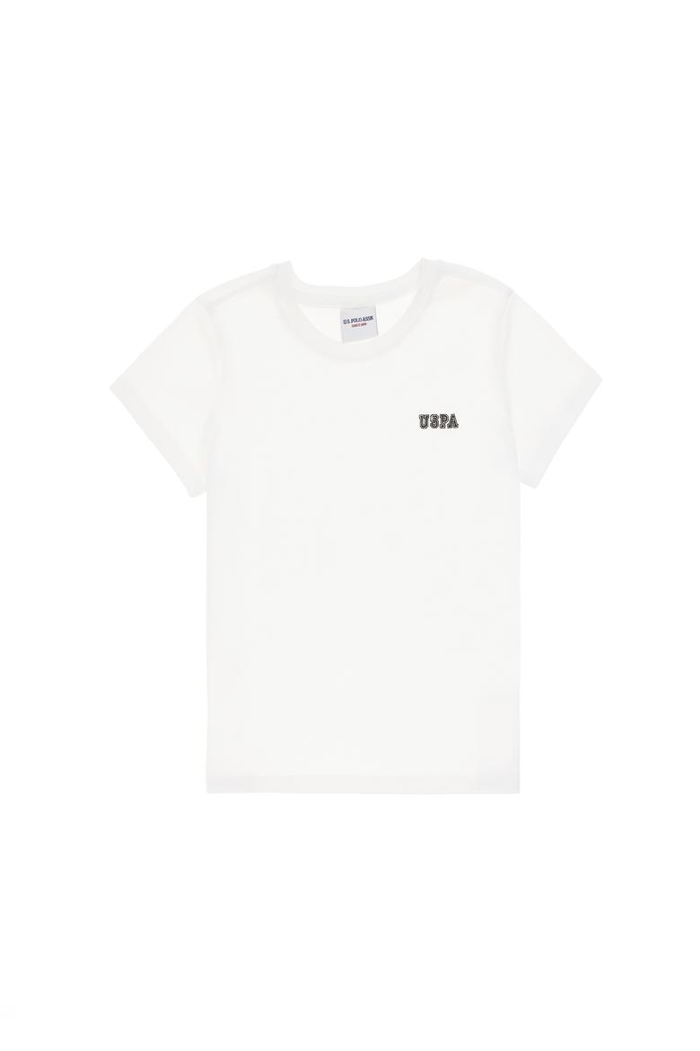 Erkek Çocuk Beyaz Bisiklet Yaka Tişört - 50298086011