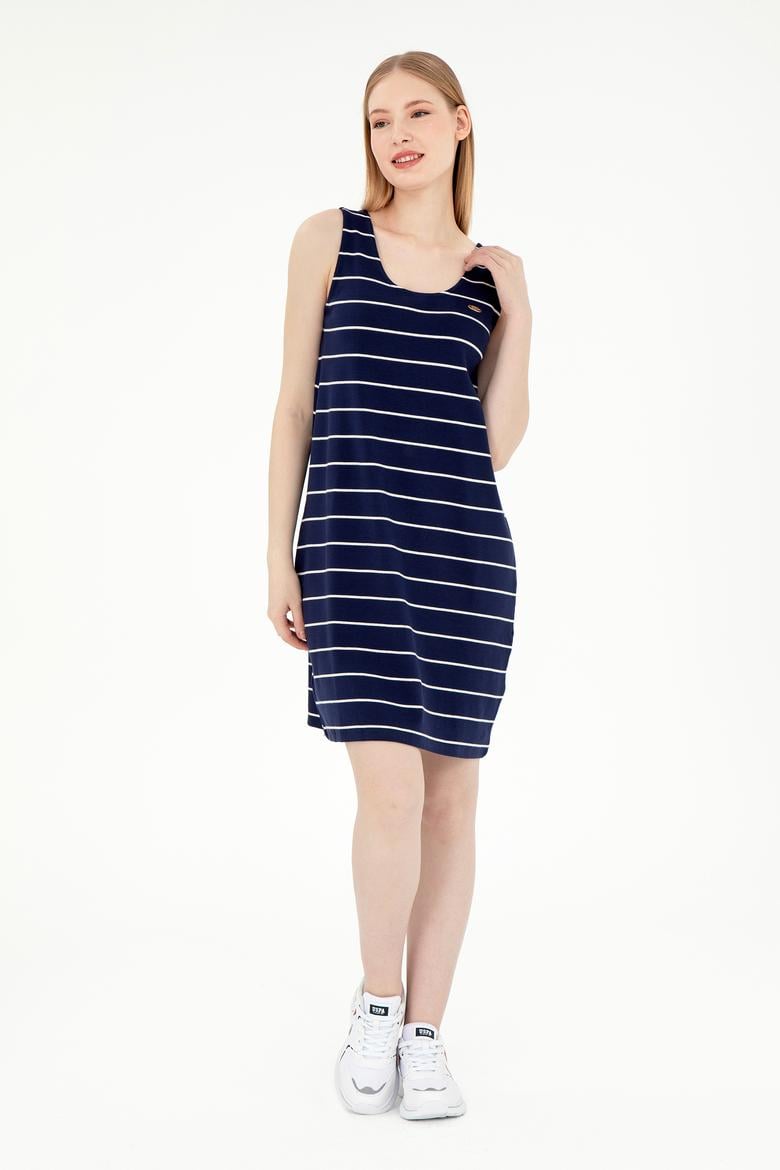 Kadın Lacivert Örme Elbise