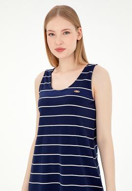 Kadın Lacivert Örme Elbise - 50265319038