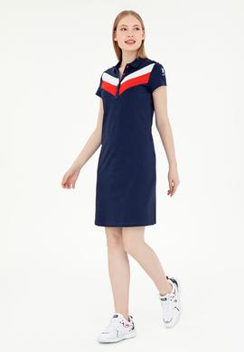 Kadın Lacivert Örme Elbise - 50268691022