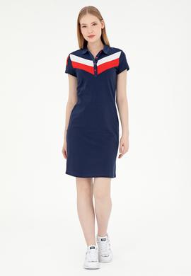 Kadın Lacivert Örme Elbise - 50268691022