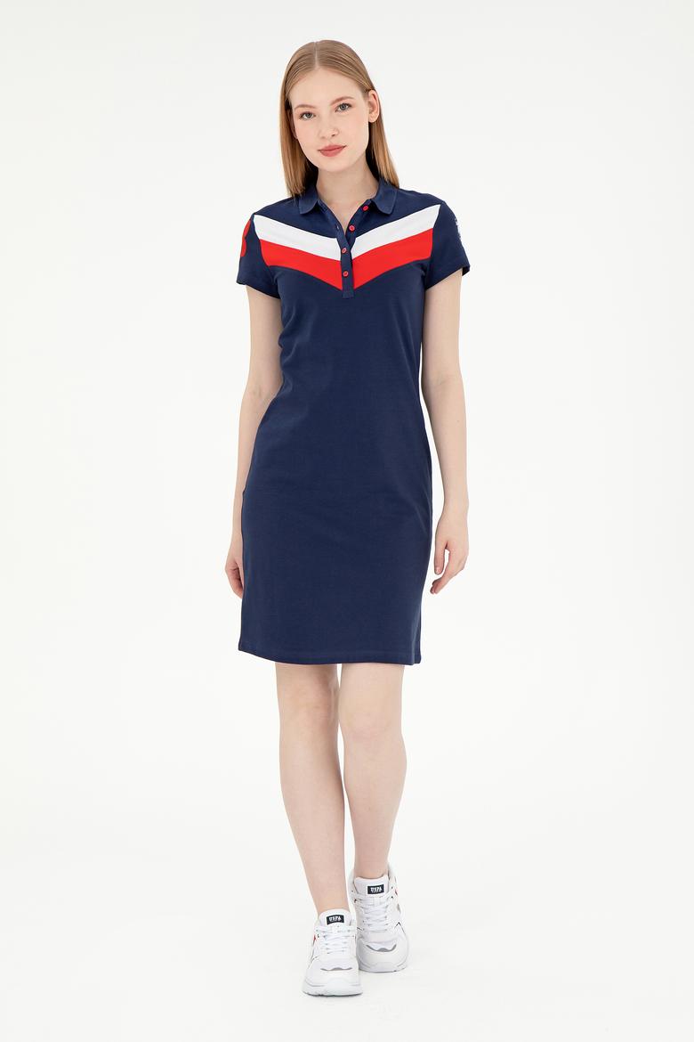 Kadın Lacivert Örme Elbise