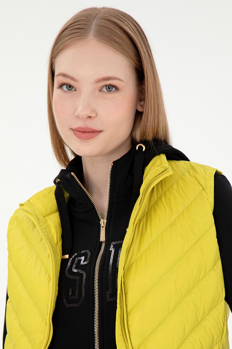 Kadın Neon Sarı Yelek