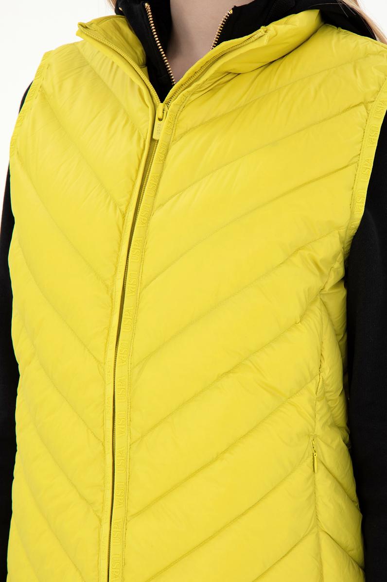 Kadın Neon Sarı Yelek