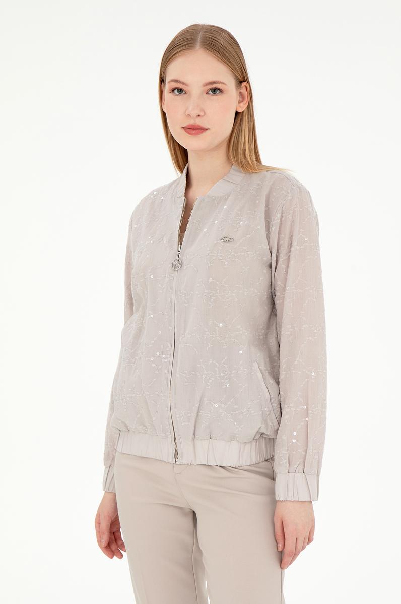 Kadın Taş Uzun Kollu Gömlek