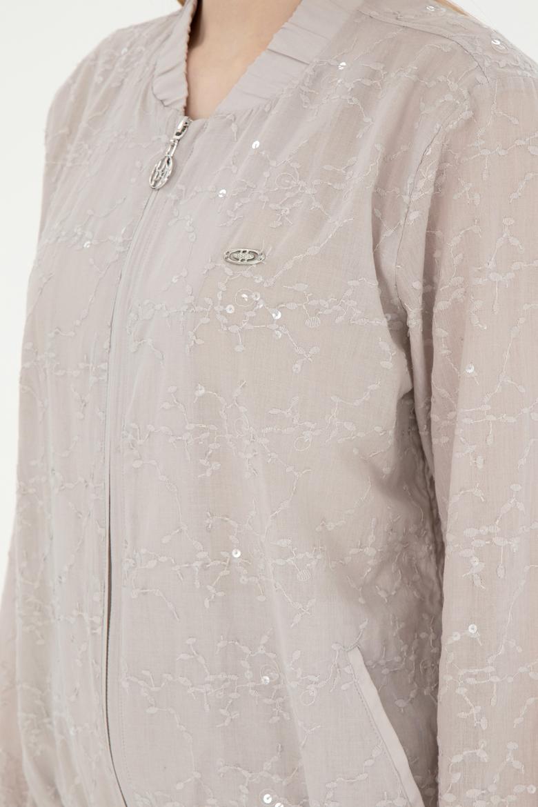 Kadın Taş Uzun Kollu Gömlek - 50289819012