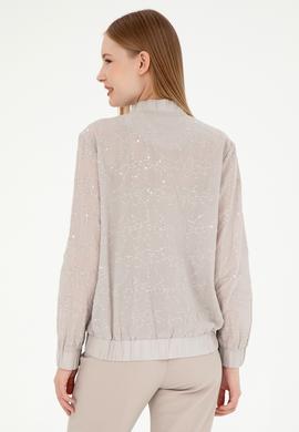 Kadın Taş Uzun Kollu Gömlek - 50289819012