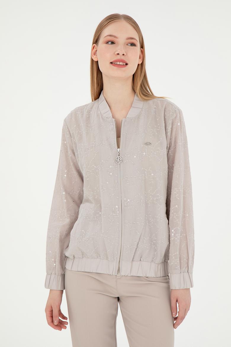 Kadın Taş Uzun Kollu Gömlek - 50289819012