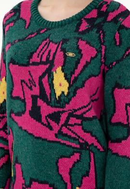 Kadın Koyu Yeşil Kazak - 50293016005