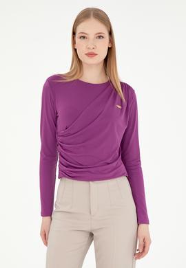 Kadın Menekşe Sweatshirt - 50291561051