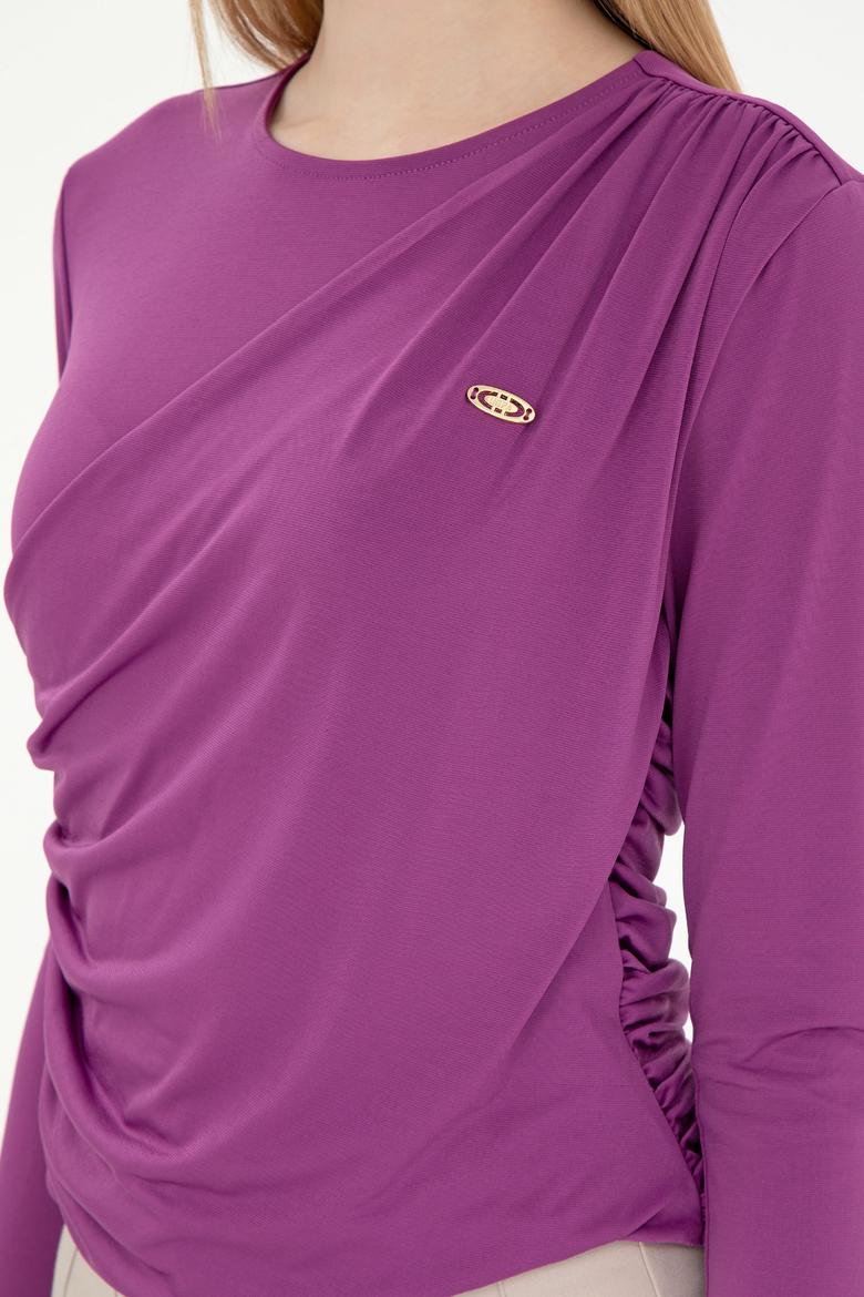 Kadın Menekşe Sweatshirt - 50291561051