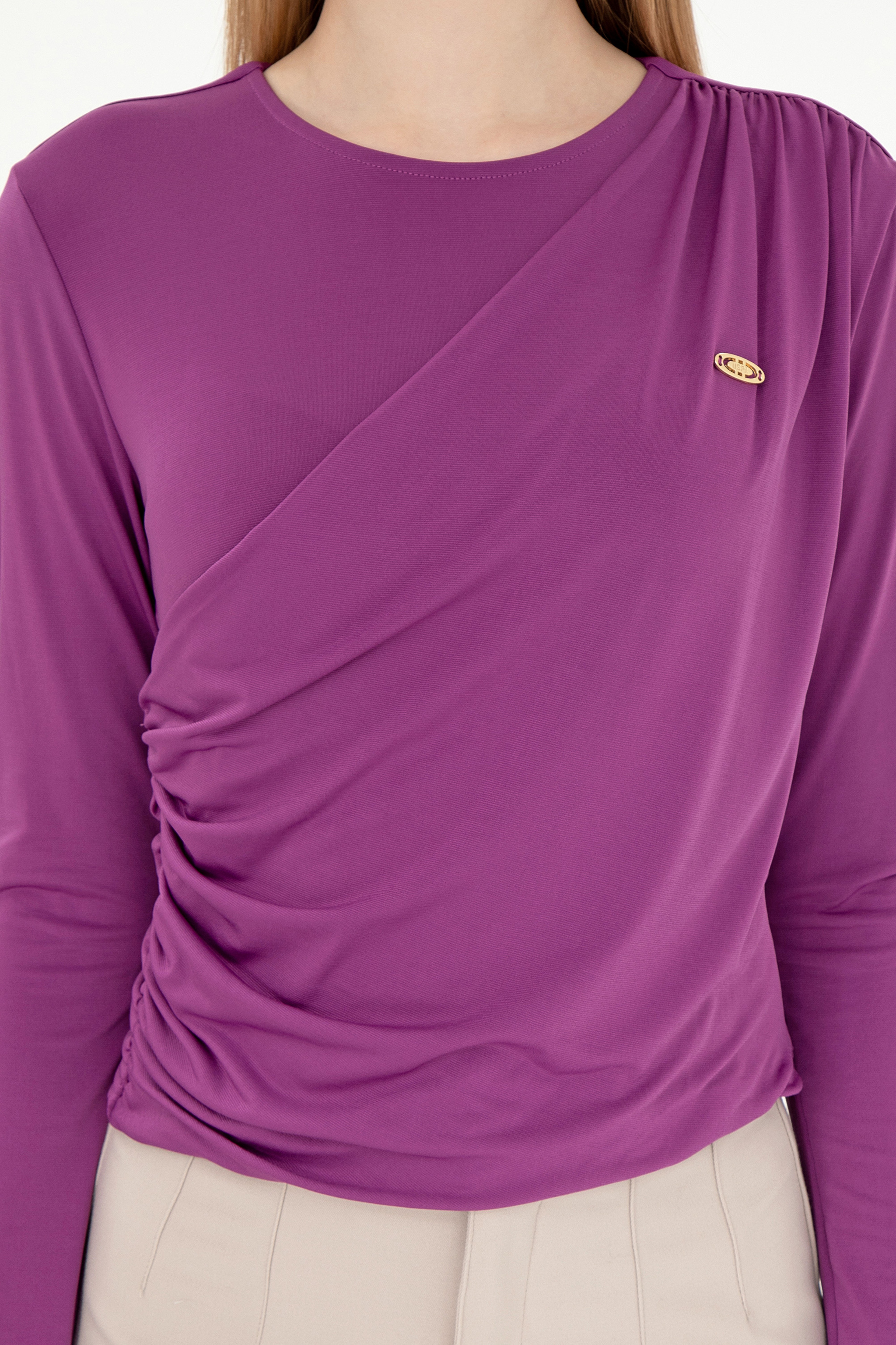 Kadın Menekşe Sweatshirt
