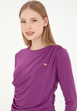 Kadın Menekşe Sweatshirt - 50291561051