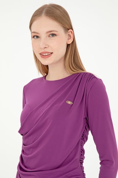 Kadın Menekşe Sweatshirt