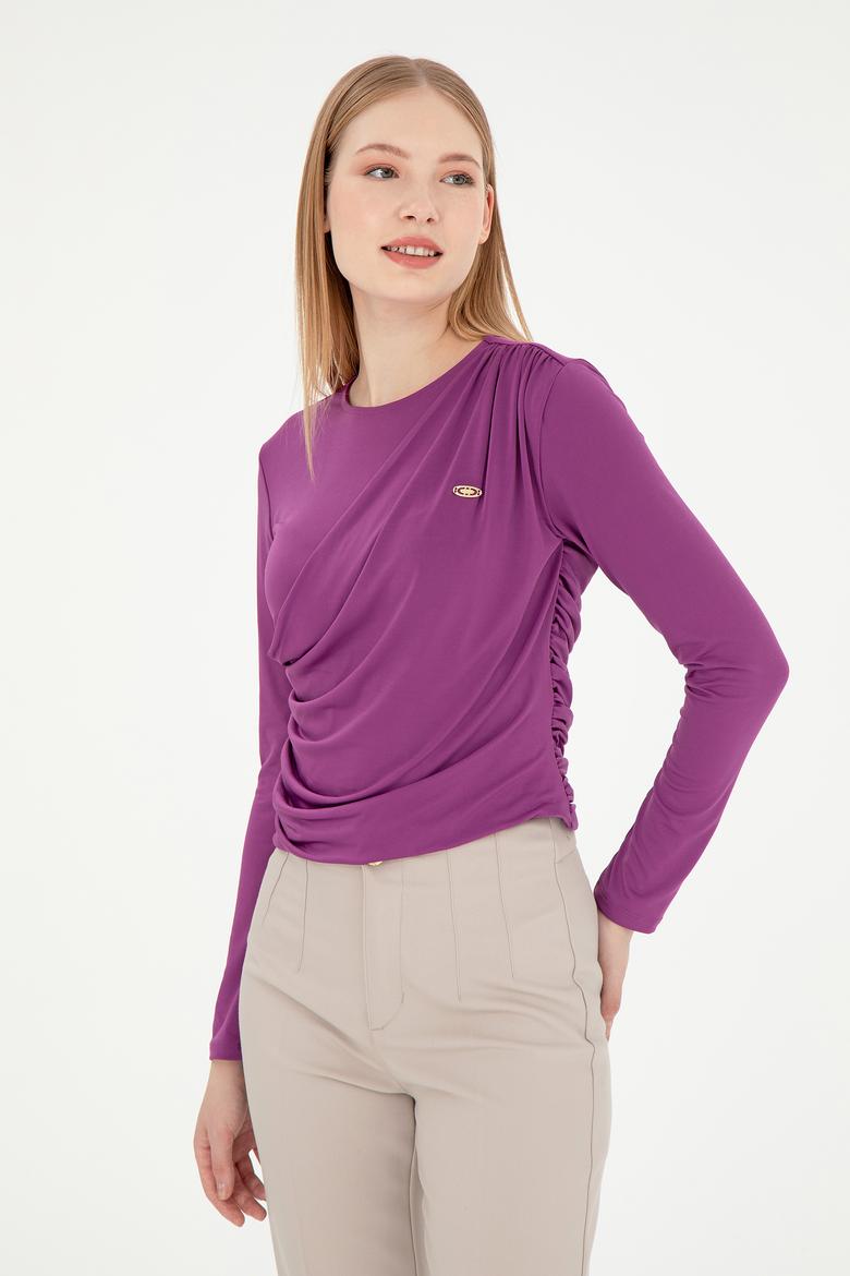 Kadın Menekşe Sweatshirt - 50291561051