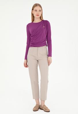 Kadın Menekşe Sweatshirt - 50291561051