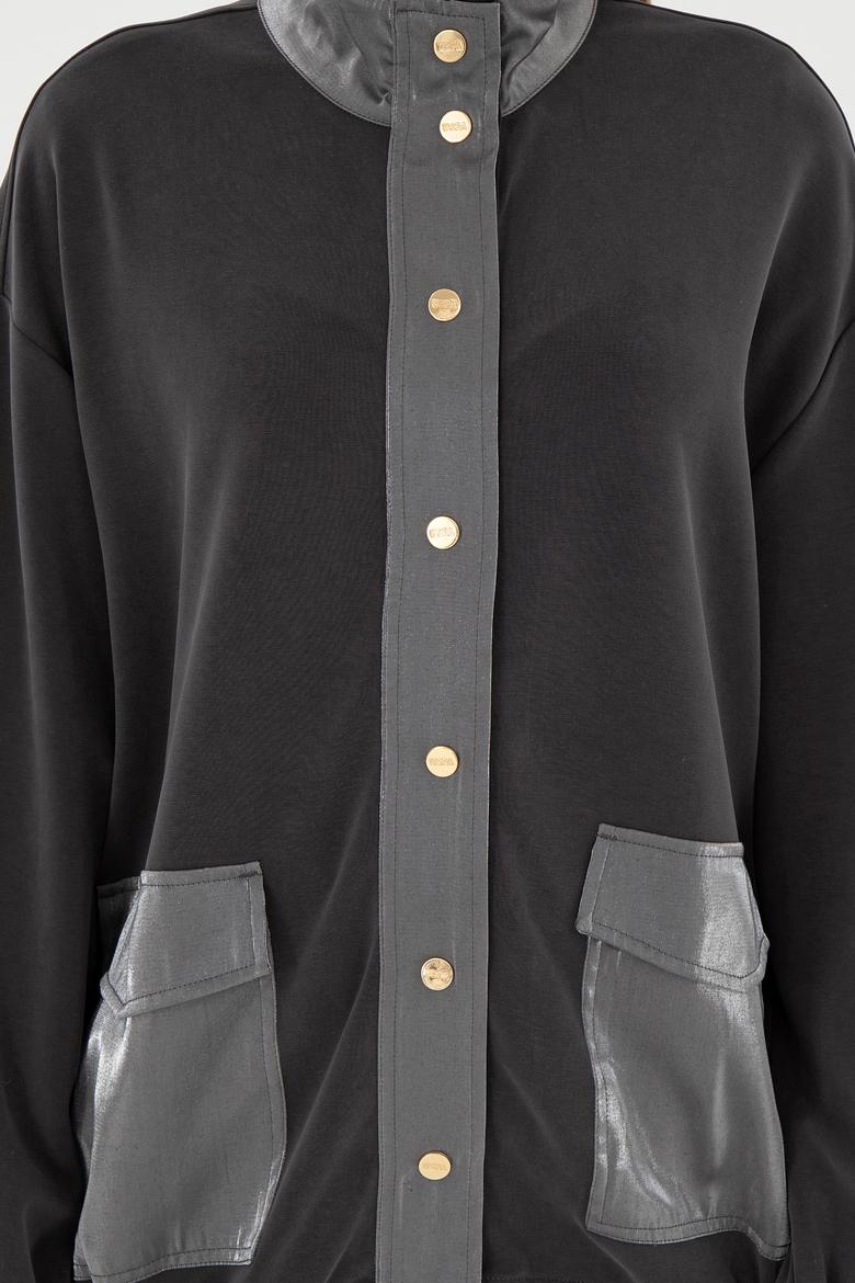 Kadın Antrasit Sweatshirt - 50292357003