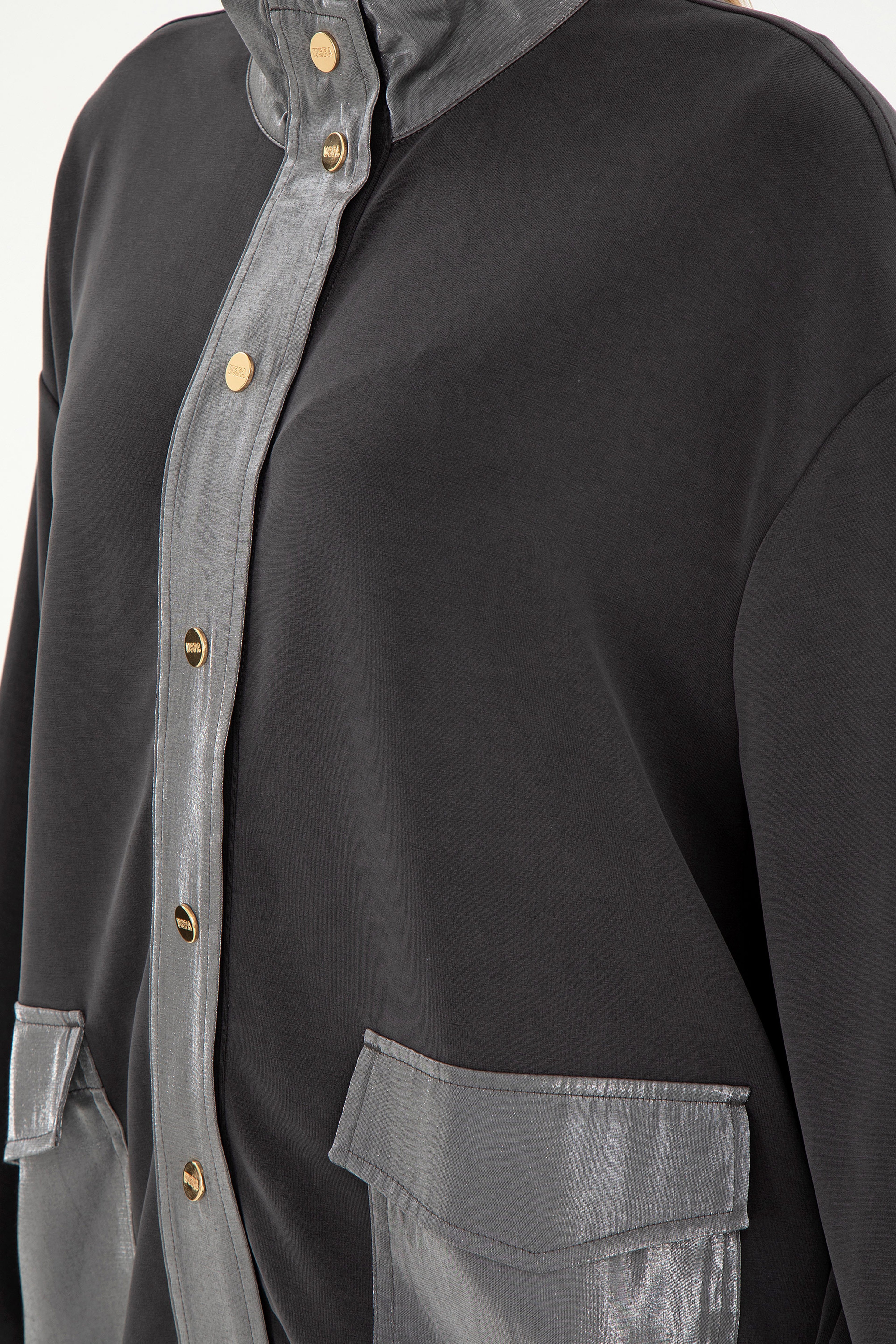 Kadın Antrasit Sweatshirt - Image 7