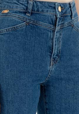 Kadın Mavi Slim Flare Fit Jean Pantolon - 50295426005