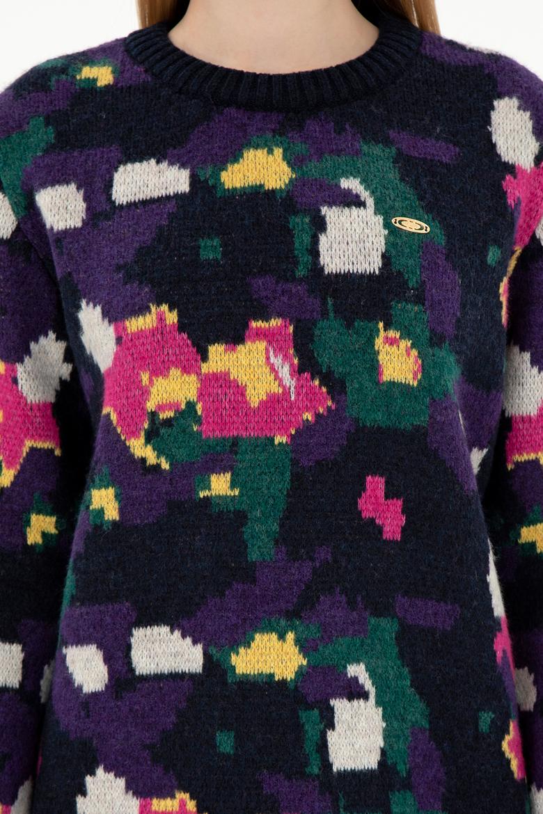 Kadın Lacivert Kazak - 50293114006