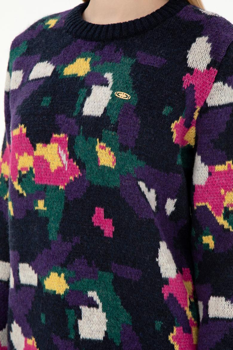 Kadın Lacivert Kazak - 50293114006