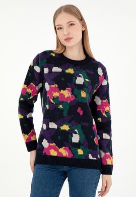 Kadın Lacivert Kazak - 50293114006