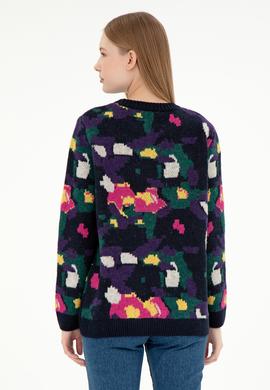 Kadın Lacivert Kazak - 50293114006