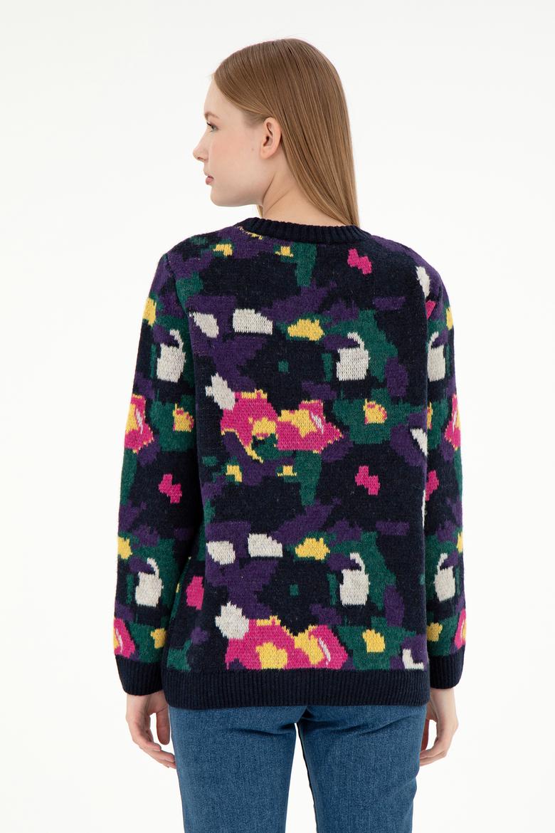 Kadın Lacivert Kazak - 50293114006