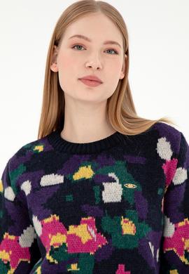 Kadın Lacivert Kazak - 50293114006