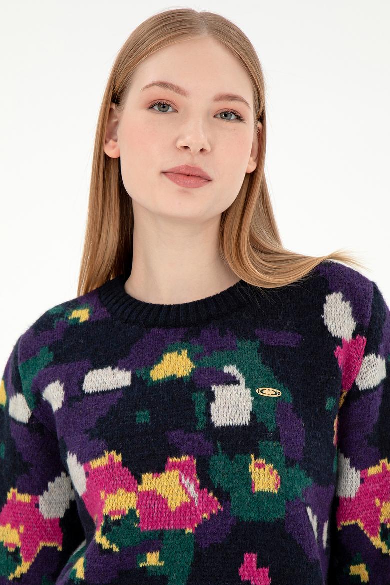 Kadın Lacivert Kazak - 50293114006