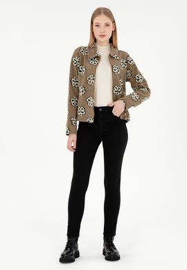 Kadın Siyah Toothpick Fit Jean Pantolon - 50299347002