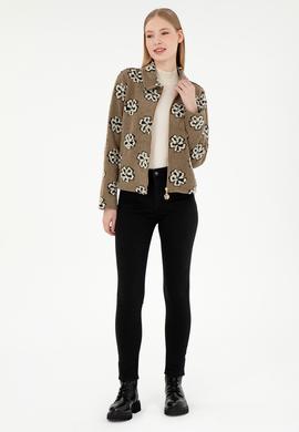 Kadın Siyah Toothpick Fit Jean Pantolon - 50299347002