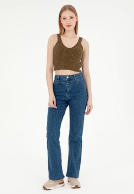 Kadın Haki Kazak - 50293072019