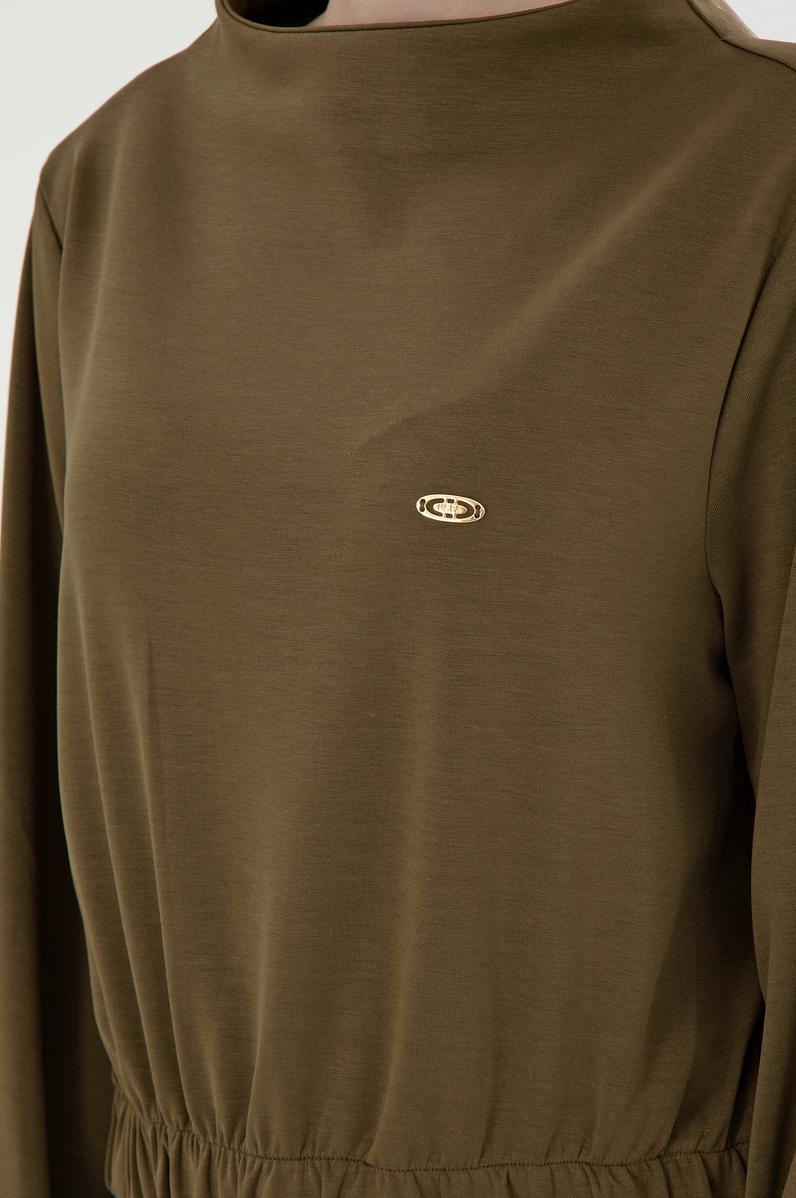 Kadın Haki Sweatshirt