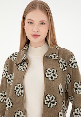 Kadın Haki Sweatshirt - 50294483005