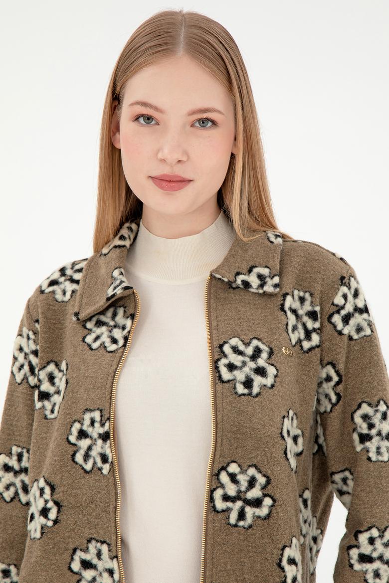 Kadın Haki Sweatshirt - 50294483005