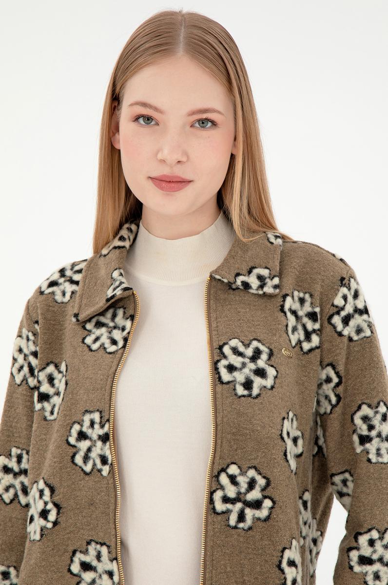 Kadın Haki Sweatshirt