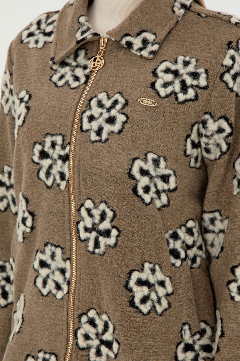 Kadın Haki Sweatshirt