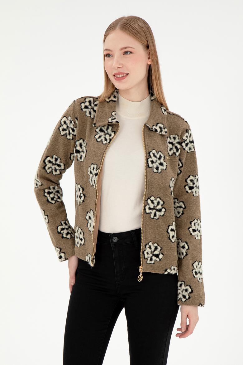 Kadın Haki Sweatshirt