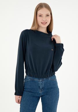 Kadın Lacivert Sweatshirt - 50298171015