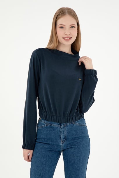 Kadın Lacivert Sweatshirt