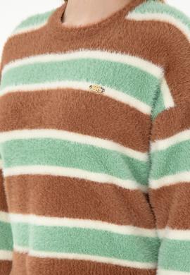 Kadın Camel Bisiklet Yaka Kazak - 50293145007