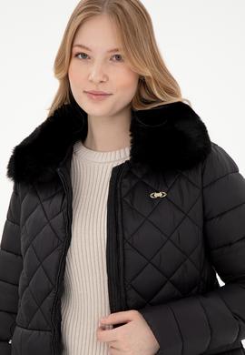 Kadın Siyah Mont - 50291021008